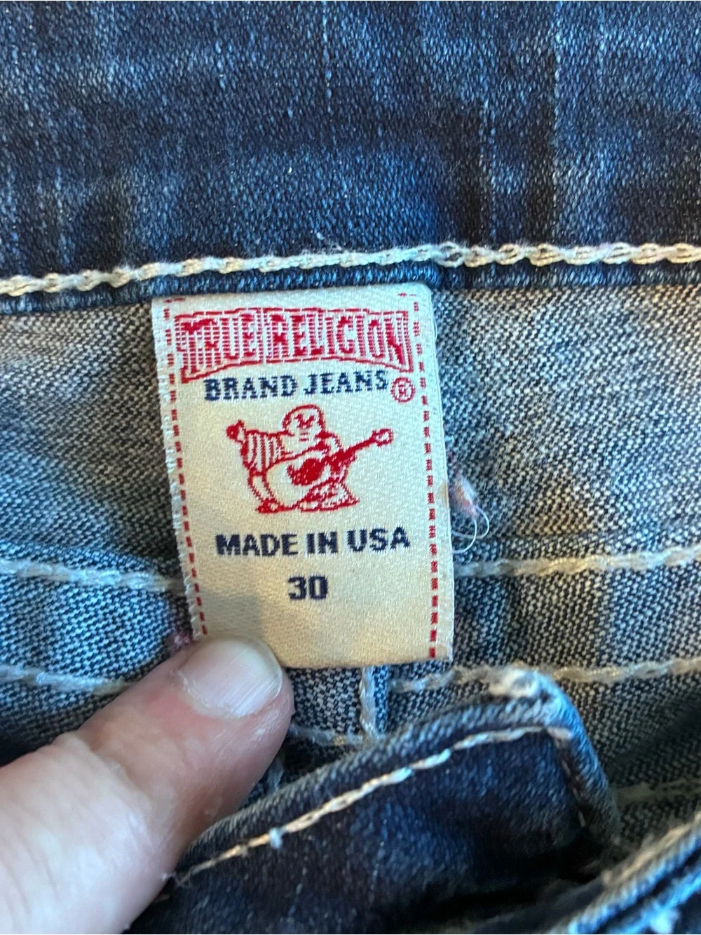 True Religion Men’s Indigo Blue Denim Jeans